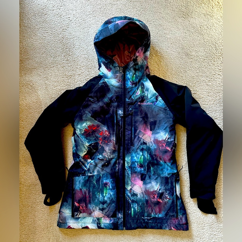 Armada Women’s Ski Jacket – Multi-Color Hooded Snow Jacket